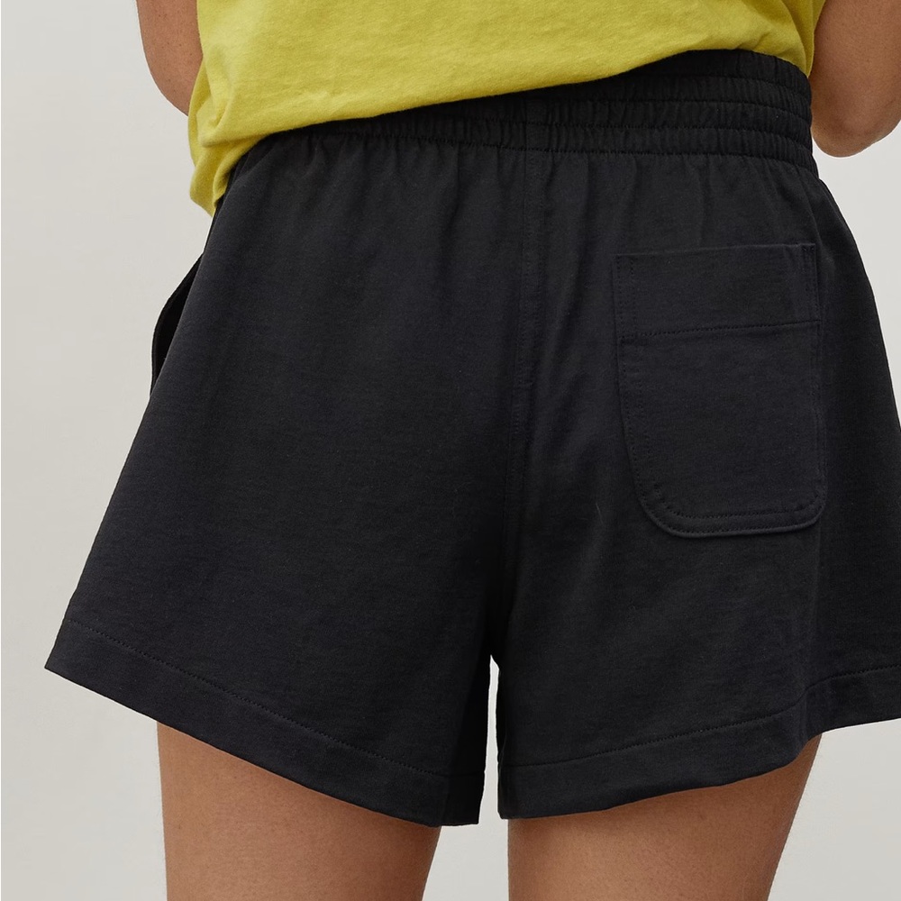 Everlane The Retro Jersey Short Black Size L